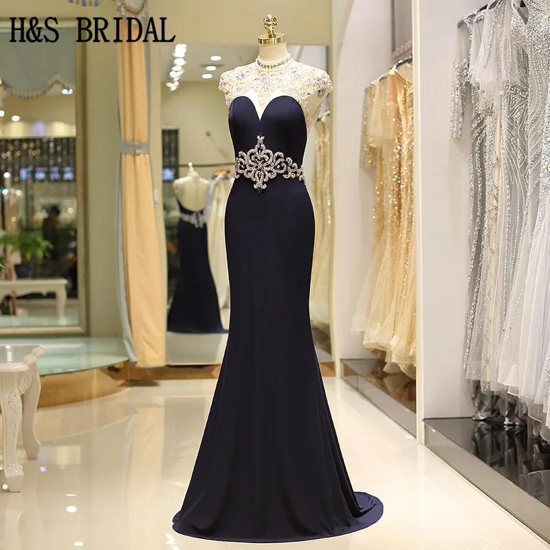 H&S BRIDAL Dark Navy evening dress elegant abendkleider prom dresses 2020 vestidos de fiesta Beaded Fromal Dress
H&S BRIDAL Dark Navy evening dress elegant abendkleider prom dresses 2020 vestidos de fiesta Beaded Fromal Dress