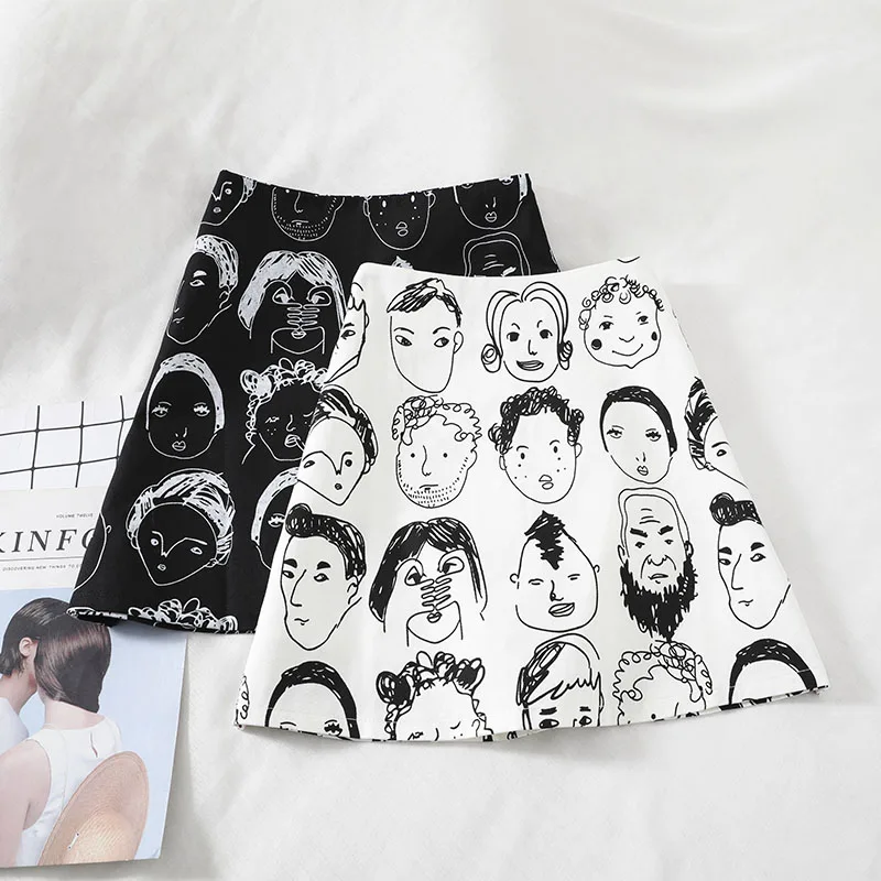Kawaii Skirt Cute Cartoon Mini Skirt Sexy Harajuku Winter Skirts Womens Black Vintage Short White Korean 2019 Faldas Saias Jupe
Kawaii Skirt Cute Cartoon Mini Skirt Sexy Harajuku Winter Skirts Womens Black Vintage Short White Korean 2019 Faldas Saias Jupe