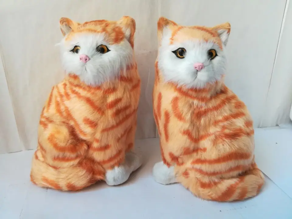 Большая модель желтых кошек 20x15 см, пластиковые и меховые влюбленные коты, жесткая модель, ремесло, украшение для дома, игрушка в подарок s2185
Большая модель желтых кошек 20x15 см, пластиковые и меховые влюбленные коты, жесткая модель, ремесло, украшение для дома, игрушка в подарок s2185