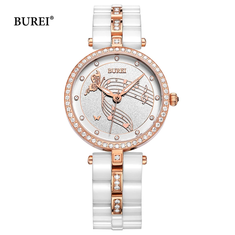 Фото Reloj Mujer BUREI брендовые роскошные женские часы дамские модные - купить