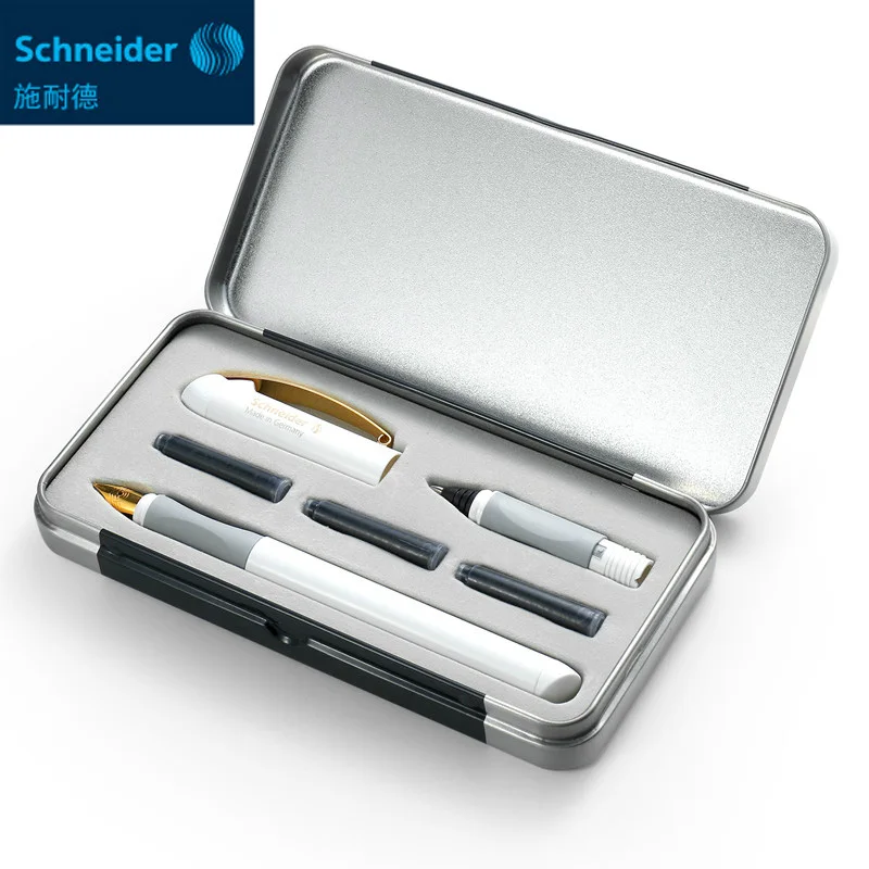 Germany Schneider Fountain Pen 0.5mm Two-way Signing Pen Luxurious Gel Pen Ink Cartridge Pen Business Stationery Etui Escolar
Germany Schneider Fountain Pen 0.5mm Two-way Signing Pen Luxurious Gel Pen Ink Cartridge Pen Business Stationery Etui Escolar