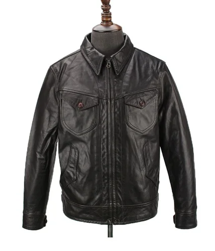 Free shipping.Brand cow leather,man's 100% genuine leather Commute Jackets,fashion men's slim japan style jacket,quality.
Free shipping.Brand cow leather,man's 100% genuine leather Commute Jackets,fashion men's slim japan style jacket,quality.
