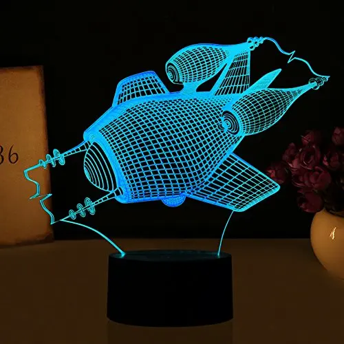 Submari LED Night Light 3D Lamp 7 Colors Changing Remote Touch Switch Decorative Car Table Lamp Living Room Lights Kids Gift Toy
Submari LED Night Light 3D Lamp 7 Colors Changing Remote Touch Switch Decorative Car Table Lamp Living Room Lights Kids Gift Toy