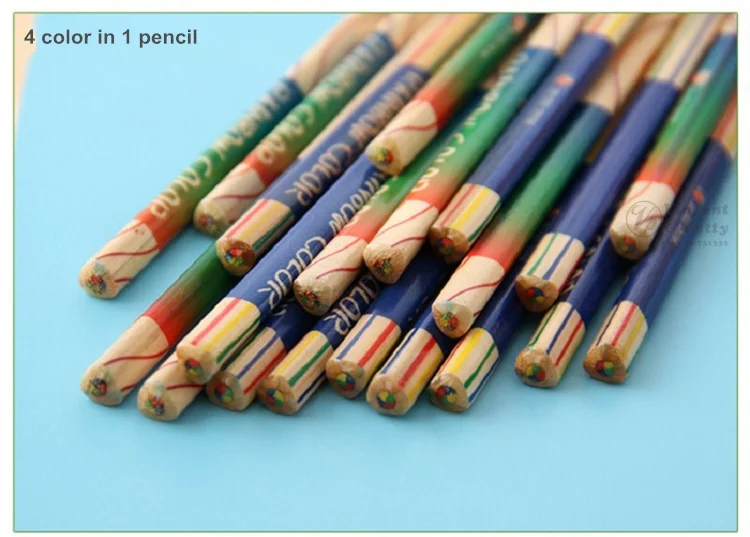 Набор цветных карандашей 4 в 1 10 шт./лот 6292 цветов | Канцтовары для офиса и дома
