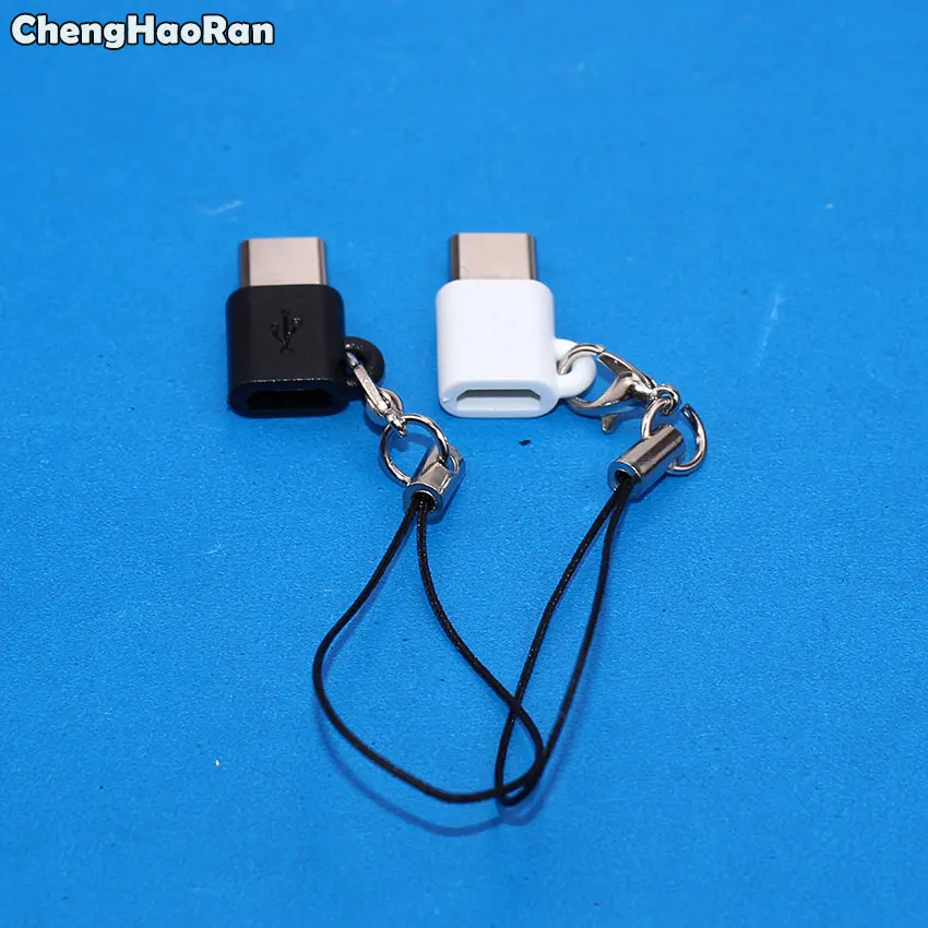 Фото ChengHanRan 2x Type C адаптер Male Micro USB Female OTG для синхронизации данных зарядный конвертер(Aliexpress на русском)