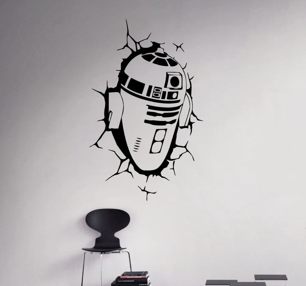 New arrival Wall Decal R2 D2 Wall Vinyl Sticker Robot Droid Home Interior Removable Decor Custom Decals
New arrival Wall Decal R2 D2 Wall Vinyl Sticker Robot Droid Home Interior Removable Decor Custom Decals