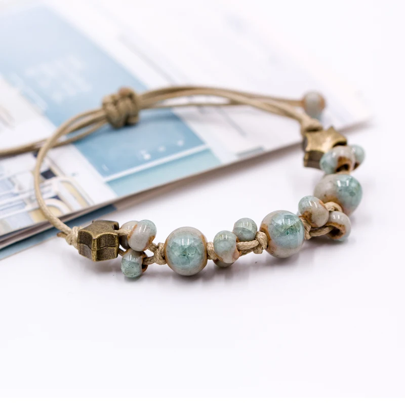 Retro style Ceramic DIY Handmade women's gift bracelets Bracelets&Bangles for woman ladies wholesale #1101
Retro style Ceramic DIY Handmade women's gift bracelets Bracelets&Bangles for woman ladies wholesale #1101