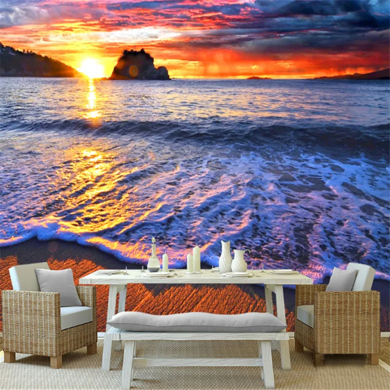 custom modern 3d high quality non-woven wallpaper mural 3d wallpaper fantasy beautiful sunrise seaside scenery background wall
custom modern 3d high quality non-woven wallpaper mural 3d wallpaper fantasy beautiful sunrise seaside scenery background wall