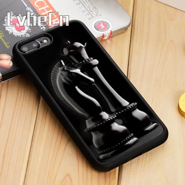 Чехол для телефона LvheCn с шахматами iPhone 5 6 s 7 8 plus 11 12 Pro X XR XS Max Samsung Galaxy S6 S7 edge S8 S9