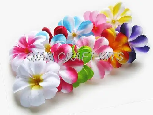 70 Mixed Plumeria Frangipani Heads Artificial Silk Flower - 3 inches for Wedding Work, Make Hair clips, headbands, hats
70 Mixed Plumeria Frangipani Heads Artificial Silk Flower - 3 inches for Wedding Work, Make Hair clips, headbands, hats