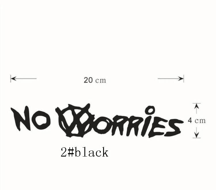 20*4cm Reflective Car Stickers NO WORRiES Decal cover/anti scratch for body Light brow front back door bumper rearview mirror
20*4cm Reflective Car Stickers NO WORRiES Decal cover/anti scratch for body Light brow front back door bumper rearview mirror