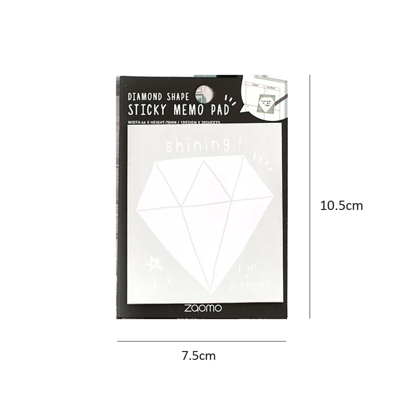 20packs/lot Kawaii Diamond convenient message N times sticky notes Kawaii Memo Pad Simple Sticker Notes Gift for Kids
20packs/lot Kawaii Diamond convenient message N times sticky notes Kawaii Memo Pad Simple Sticker Notes Gift for Kids