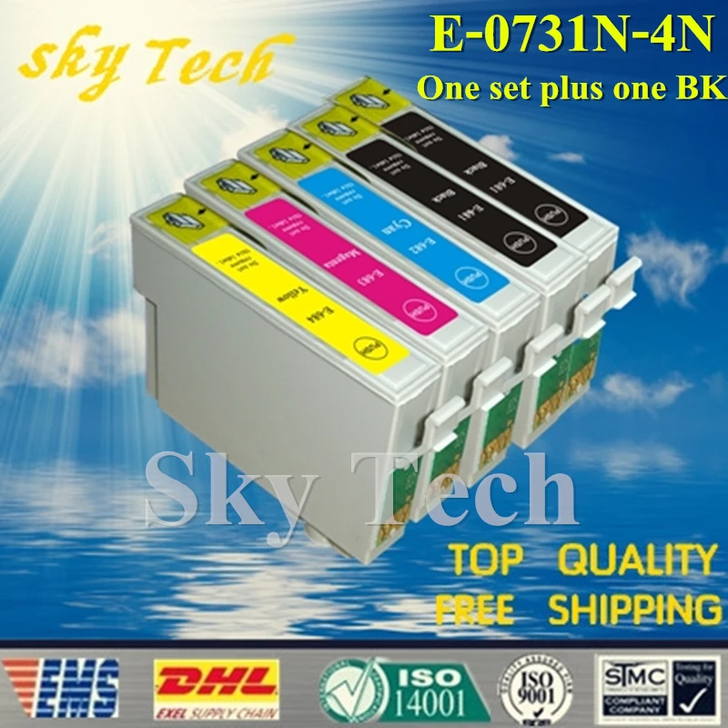 One set Plus One BK Compatible Cartridge For T0731N - T0734N , For Epson T13 TX121 C79 C90 C92 C110 CX3900 CX4900 etc ...
One set Plus One BK Compatible Cartridge For T0731N - T0734N , For Epson T13 TX121 C79 C90 C92 C110 CX3900 CX4900 etc ...