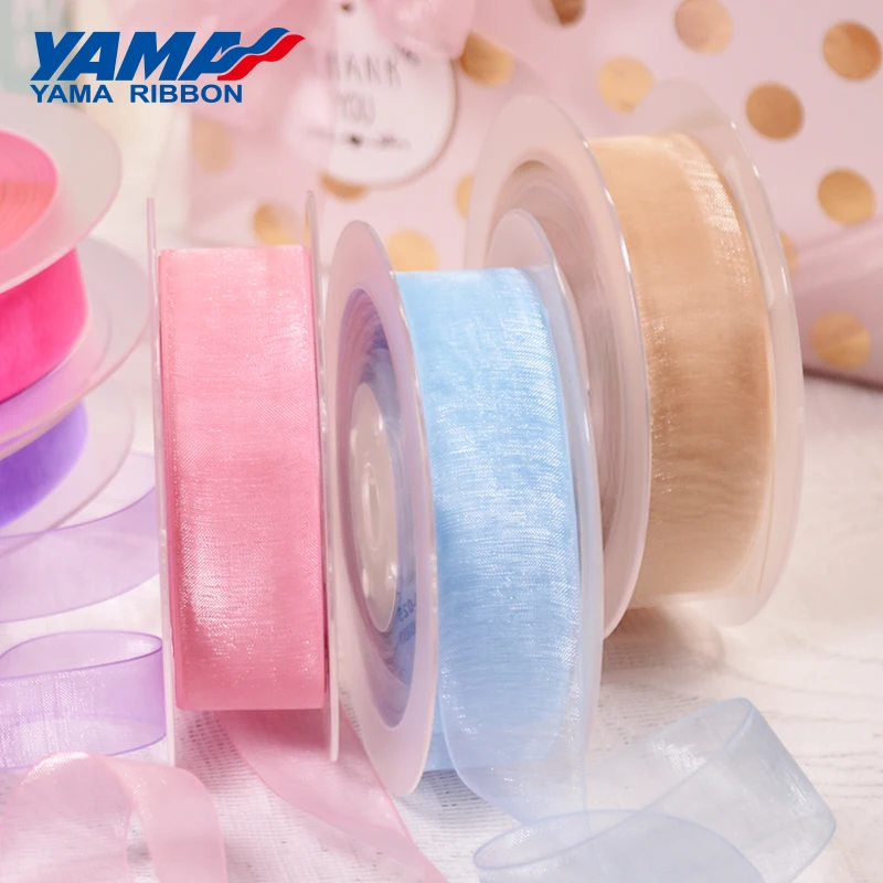 YAMA 1/4 inch 6mm 400yards/roll Black White Red Color Solid Color Sheer Organza Silk Ribbon for Gift Package Wedding Decoration
YAMA 1/4 inch 6mm 400yards/roll Black White Red Color Solid Color Sheer Organza Silk Ribbon for Gift Package Wedding Decoration