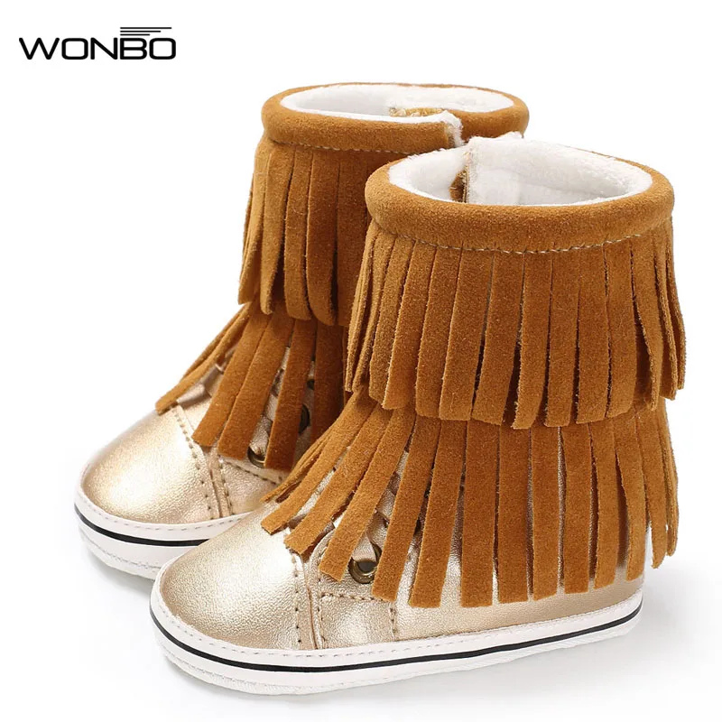 Newborn Baby Moccasins PU Tassel Prewalker Solid Fringe Baby Girl Boy Shoes Infant Toddler Soft Soled Anti-slip Warm Snow Boots
Newborn Baby Moccasins PU Tassel Prewalker Solid Fringe Baby Girl Boy Shoes Infant Toddler Soft Soled Anti-slip Warm Snow Boots