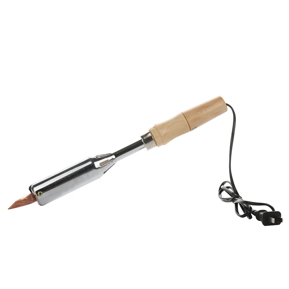 Electric 220V 300W Soldering Iron High Power Chisel Tip Soldering Iron Chisel Tip Wood Handle Welding Tools
Electric 220V 300W Soldering Iron High Power Chisel Tip Soldering Iron Chisel Tip Wood Handle Welding Tools