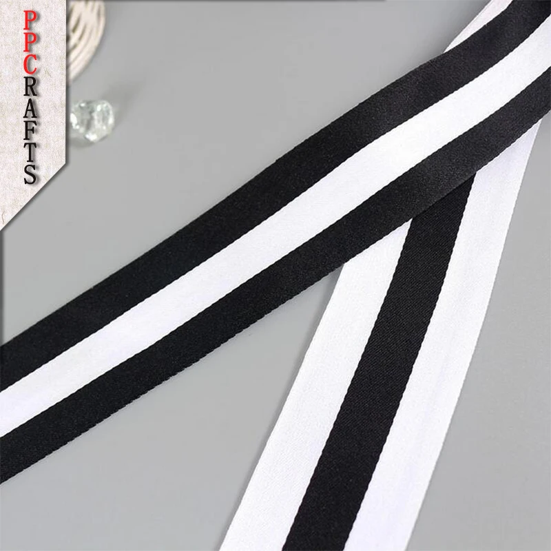 PPCrafts 10 15 20 25 40mm Black White Stripes Ribbon Webbing For Handwork Apparel Sewing & Fabric Accessories
PPCrafts 10 15 20 25 40mm Black White Stripes Ribbon Webbing For Handwork Apparel Sewing & Fabric Accessories