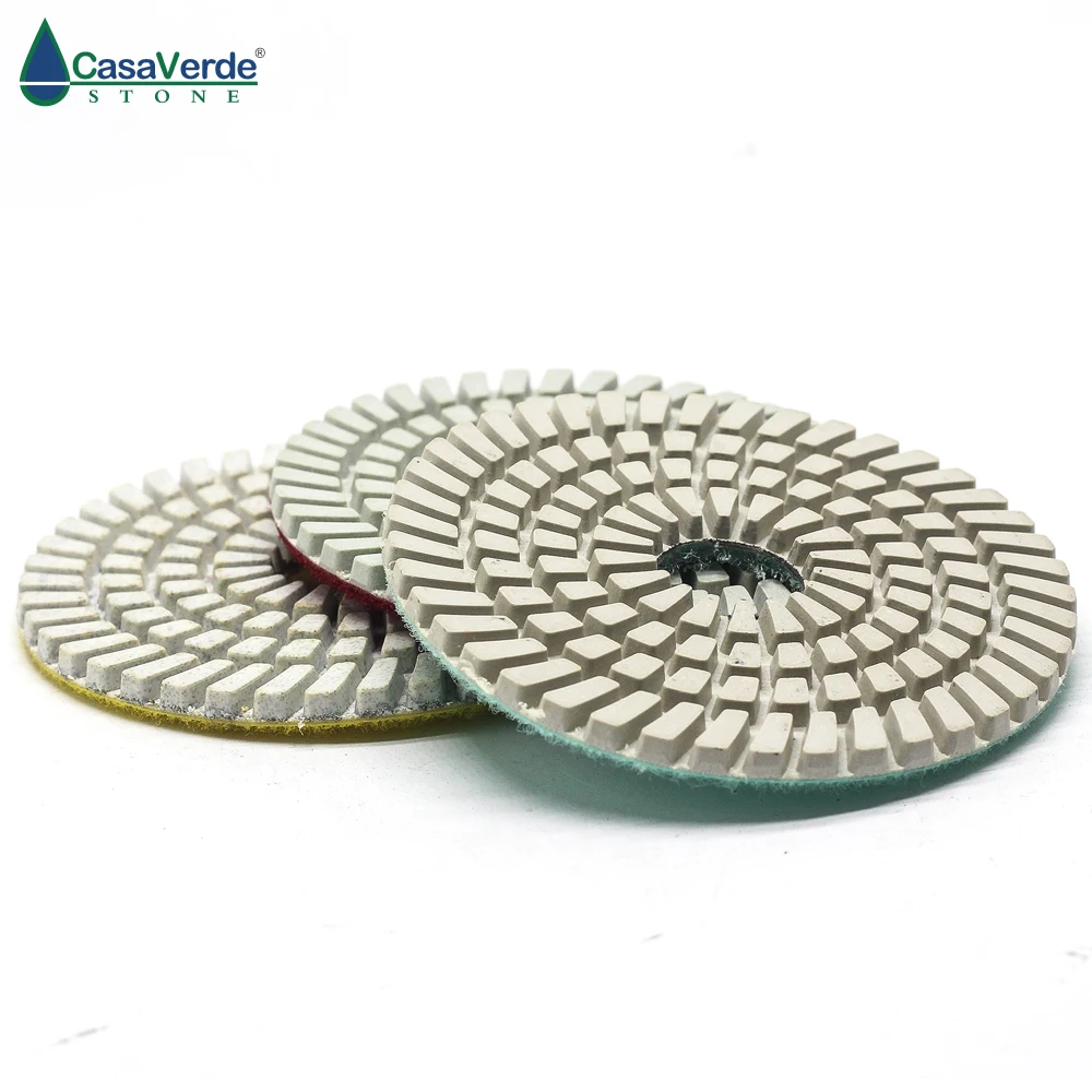 DC-W3PP01 3 inch 3 step wet use of resin and diamond polishing pads 80mm for stone, marble and granite
DC-W3PP01 3 inch 3 step wet use of resin and diamond polishing pads 80mm for stone, marble and granite