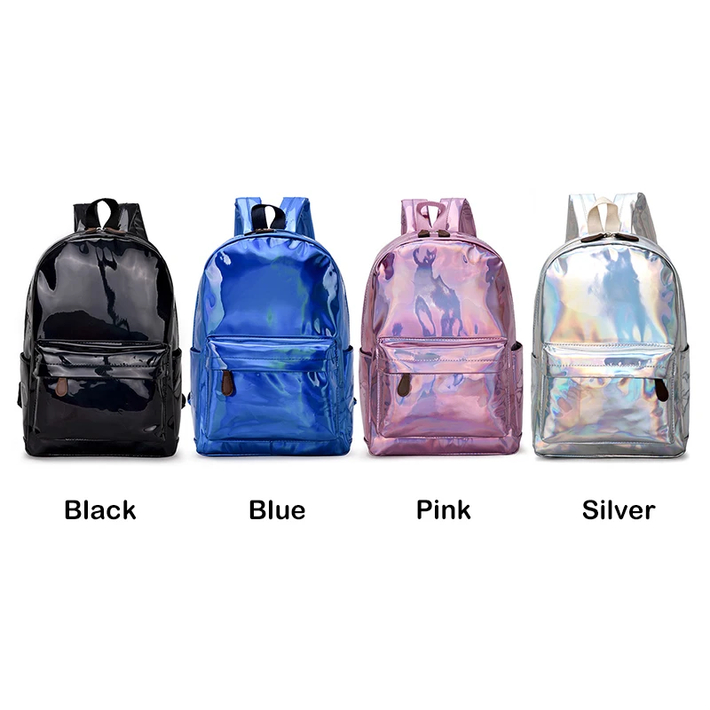 Mirror Reflective school bag synthetic leather Laser Backpack multicolor Fashion mochila Personality female
Mirror Reflective school bag synthetic leather Laser Backpack multicolor Fashion mochila Personality female