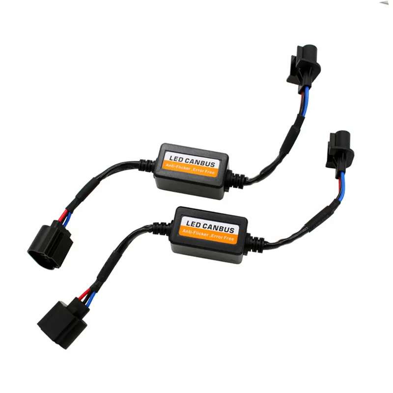 2Pcs/Pair H13 Car LED Error Free Decoder Canceller Canbus Headlight Foglight DRL Load Resistor Wire Harness Adapter
2Pcs/Pair H13 Car LED Error Free Decoder Canceller Canbus Headlight Foglight DRL Load Resistor Wire Harness Adapter