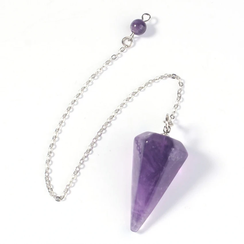 100-Unique Natural Purple Amethysts Hexagon Pyramid Reiki Pendulum Pendant Charms Chakra Amulet Fashion Jewelry
100-Unique Natural Purple Amethysts Hexagon Pyramid Reiki Pendulum Pendant Charms Chakra Amulet Fashion Jewelry