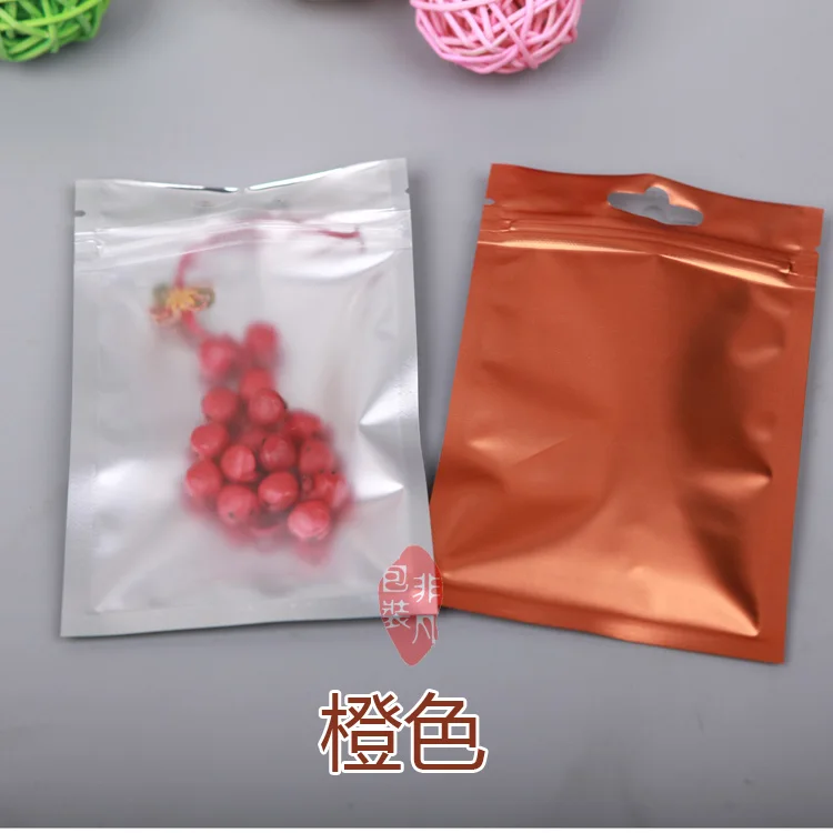 100Pcs/Lot 8.5*13cm Zip Lock Orange Resealable Plastic & Aluminum Foil Matte Clear Packaging Electronic Accessories Storage Bag
100Pcs/Lot 8.5*13cm Zip Lock Orange Resealable Plastic & Aluminum Foil Matte Clear Packaging Electronic Accessories Storage Bag