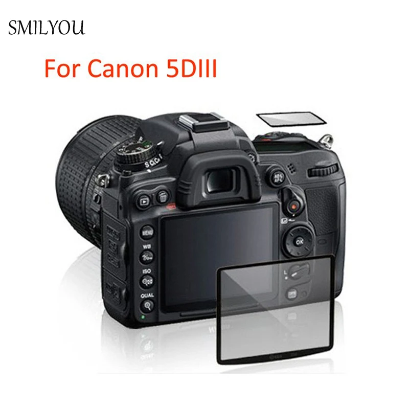 SMILYOU 1Pcs Professional LCD Optical Glass Screen Protector for Canon 5DIII Compact Glass Protective Film camera accessories
SMILYOU 1Pcs Professional LCD Optical Glass Screen Protector for Canon 5DIII Compact Glass Protective Film camera accessories