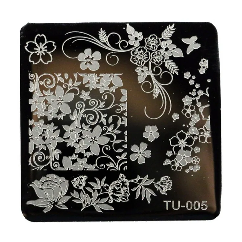 New 6.6*6.6cm Flower Nail Art Image Stamp Stamping Plates DIY Manicure Template Image Plate TU-005
New 6.6*6.6cm Flower Nail Art Image Stamp Stamping Plates DIY Manicure Template Image Plate TU-005