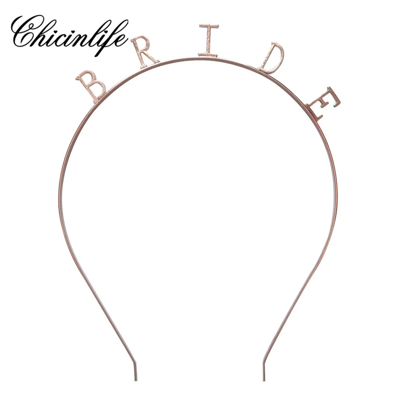 Chicinlife 1pcs Bride Bachelorette party metal Crown Headband Wedding Party Decoration Bridal shower party Supplies
Chicinlife 1pcs Bride Bachelorette party metal Crown Headband Wedding Party Decoration Bridal shower party Supplies
