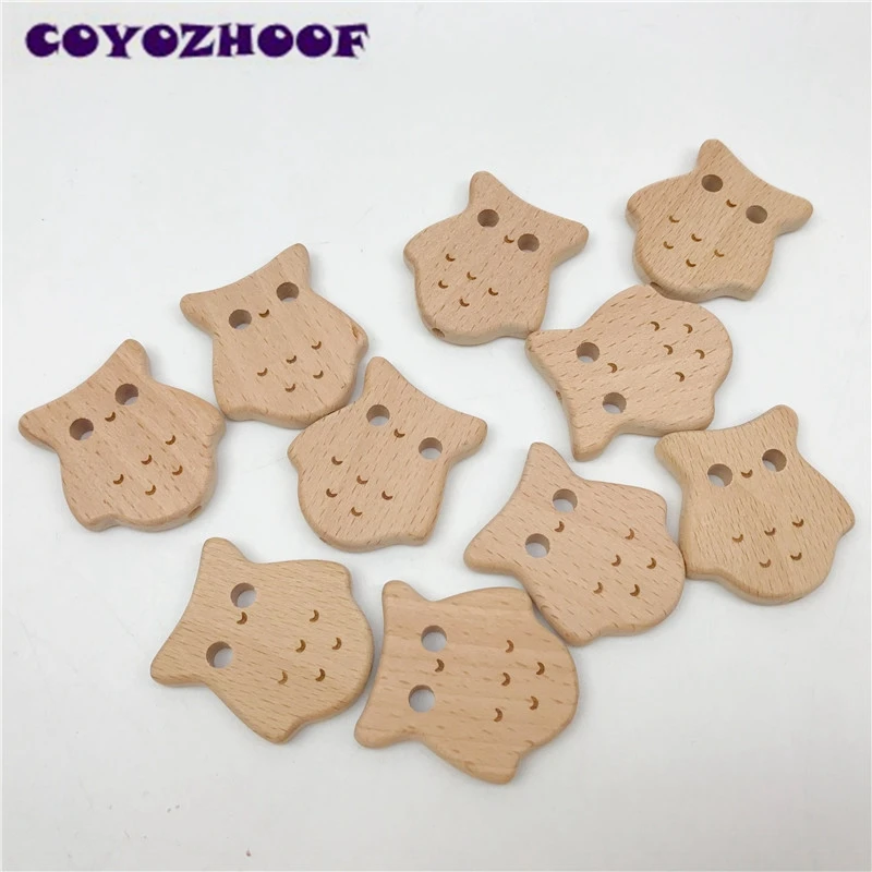 50pcs BPA Free Food Grade Wooden Beech Owl Shape Teething Pendant DIY Necklace Made Accessories Baby Teehter
50pcs BPA Free Food Grade Wooden Beech Owl Shape Teething Pendant DIY Necklace Made Accessories Baby Teehter