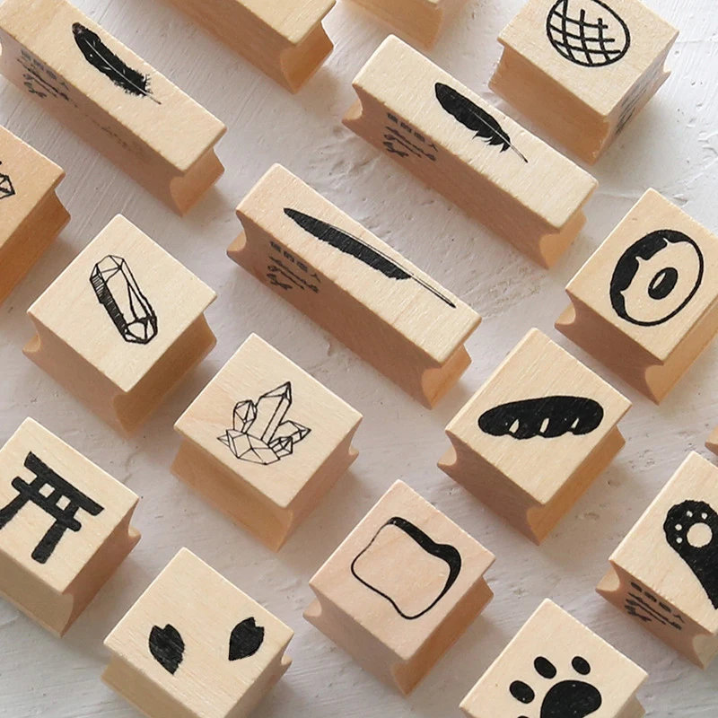 4 шт./компл. ясно Марки для скрапбукинга деревянные и резиновые DIY Craft очистить