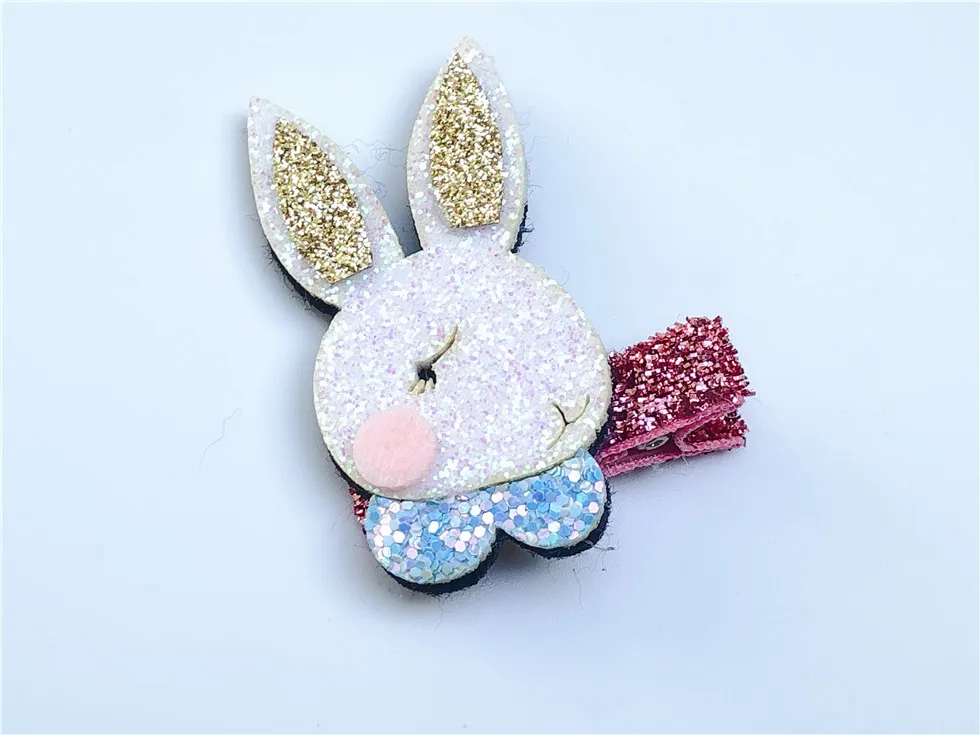 10pcs ins Fashion Cute Glitter Rabbit Hairpins Solid Felt Bunny Hair Clips Princess Headwear Boutique Hair Accessories
10pcs ins Fashion Cute Glitter Rabbit Hairpins Solid Felt Bunny Hair Clips Princess Headwear Boutique Hair Accessories