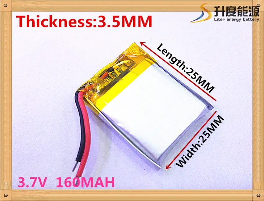 best battery brand MP3 MP4 free shipping 3.7V lithium polymer battery 352424 352525 160MAH MP3 MP4 MP5 small toys GPS
best battery brand MP3 MP4 free shipping 3.7V lithium polymer battery 352424 352525 160MAH MP3 MP4 MP5 small toys GPS