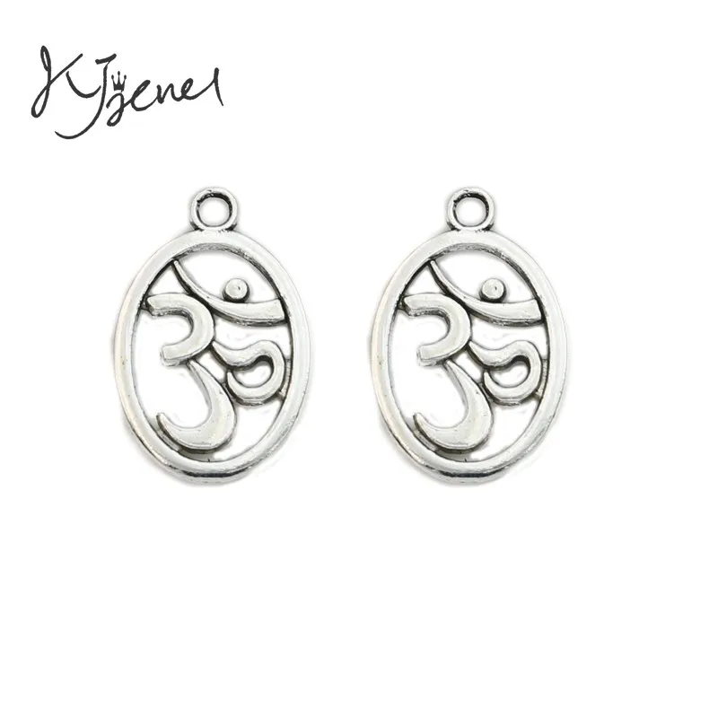 KJjewel Antique Silver Plated Yoga Sign Charms Pendants Handmade Jewelry Findings Accessories Making fit Bracelet DIY 22x14mm
KJjewel Antique Silver Plated Yoga Sign Charms Pendants Handmade Jewelry Findings Accessories Making fit Bracelet DIY 22x14mm