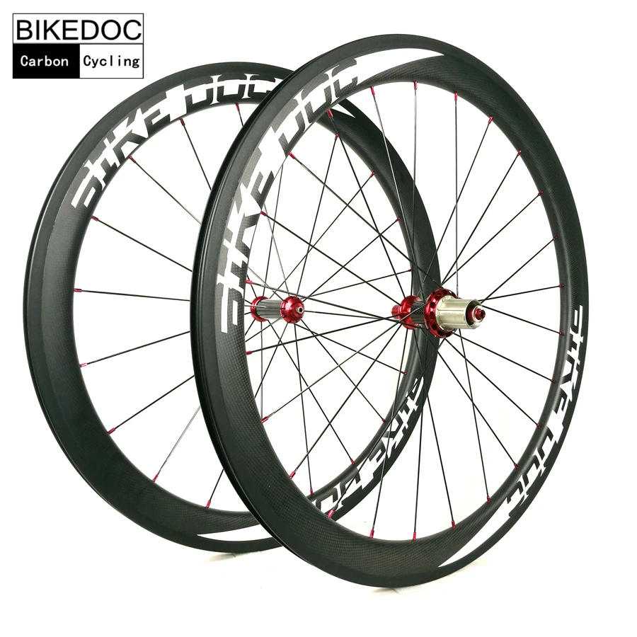 BIKEDOC Carbon Wheels Clincher 700C Bicycle Wheels Light Weight 50MM Road Bike Wheels
BIKEDOC Carbon Wheels Clincher 700C Bicycle Wheels Light Weight 50MM Road Bike Wheels