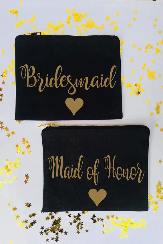 Personalized title wedding Bride maid of honor Bridesmaid make Up makeup comestic kits bags pouches clutches gifts party favors
Personalized title wedding Bride maid of honor Bridesmaid make Up makeup comestic kits bags pouches clutches gifts party favors