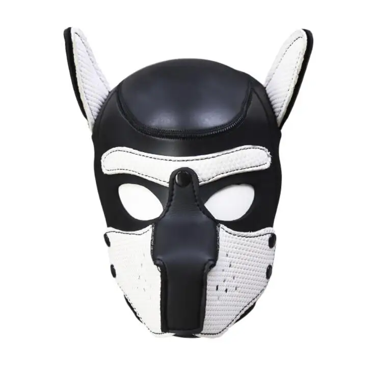 БДСМ бондаж собака ролевая игра щенок играть капюшон маска Лапа перчатка ползать