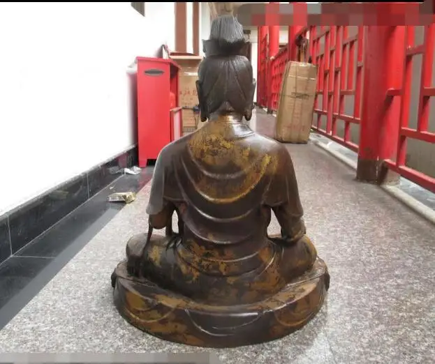 Free shipping S03079 22.5"Chinese Temple Classical Bronze Gild Kwan-Yin Guanyin Bodhisattva Buddha
Free shipping S03079 22.5"Chinese Temple Classical Bronze Gild Kwan-Yin Guanyin Bodhisattva Buddha