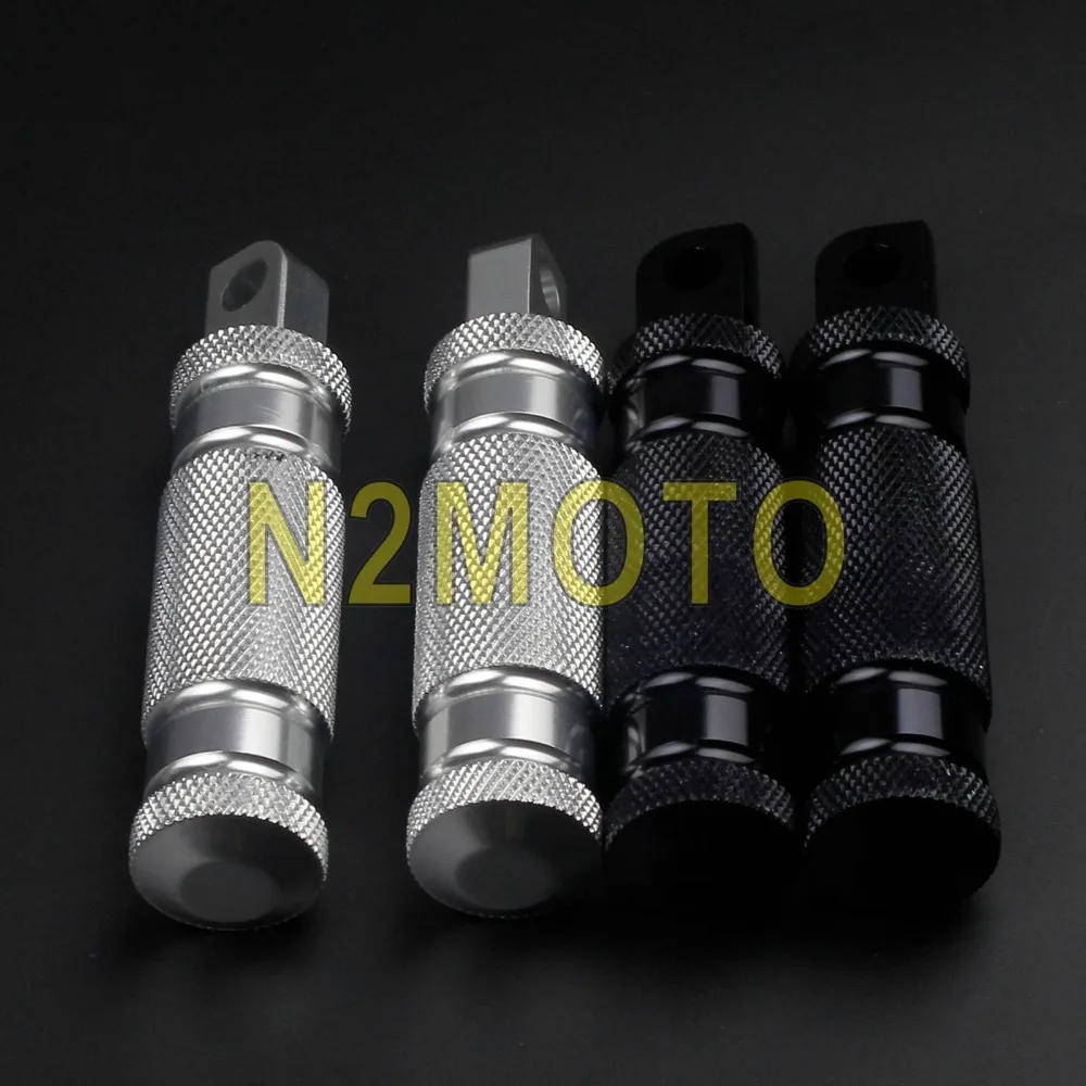 Black Sliver Male-Mount Knurled Footpeg Foot Rests Rider Passenger Foot Pedal for Harley Cafe Racer Honda Kawasaki Universal
Black Sliver Male-Mount Knurled Footpeg Foot Rests Rider Passenger Foot Pedal for Harley Cafe Racer Honda Kawasaki Universal