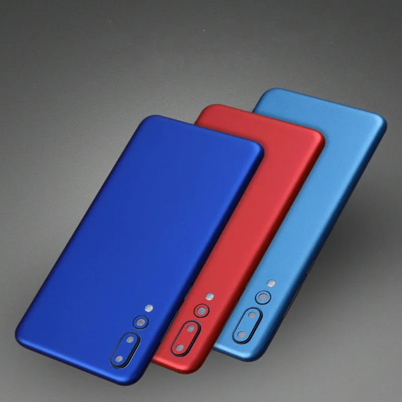 Металлический хромированный задний виток винилопласта с наклейкой для huawei P20 Pro
