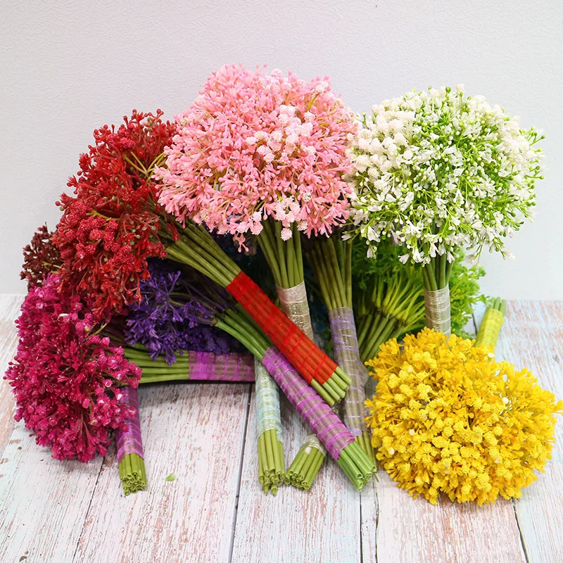 28cm bride plastic gypsophila bouquet artificial gypsophila flower branch simulation home decor wedding bride holding bouquet
28cm bride plastic gypsophila bouquet artificial gypsophila flower branch simulation home decor wedding bride holding bouquet