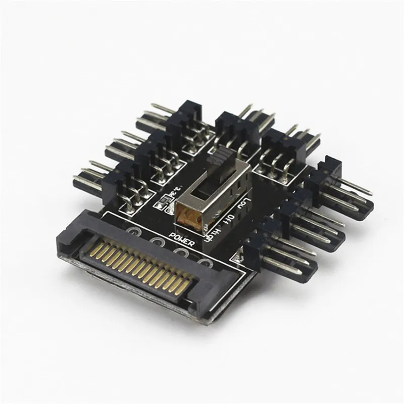 Multi Way Splitter Cooler Cooling Fan Hub PC Computer SATA 1 to 8 3pin 12V Power Socket PCB Adapter EM88
Multi Way Splitter Cooler Cooling Fan Hub PC Computer SATA 1 to 8 3pin 12V Power Socket PCB Adapter EM88