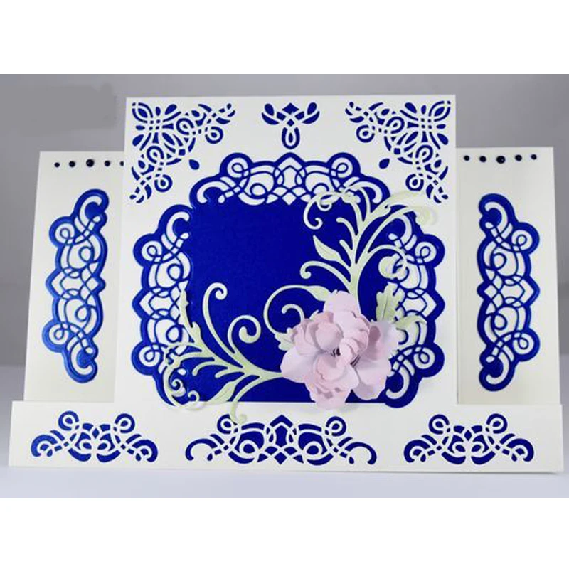 Winding Lace DIY Die Cut Paper Card Album Photo Making Embossing Stencil Handmade Decoration Scrapbooking Template Background
Winding Lace DIY Die Cut Paper Card Album Photo Making Embossing Stencil Handmade Decoration Scrapbooking Template Background