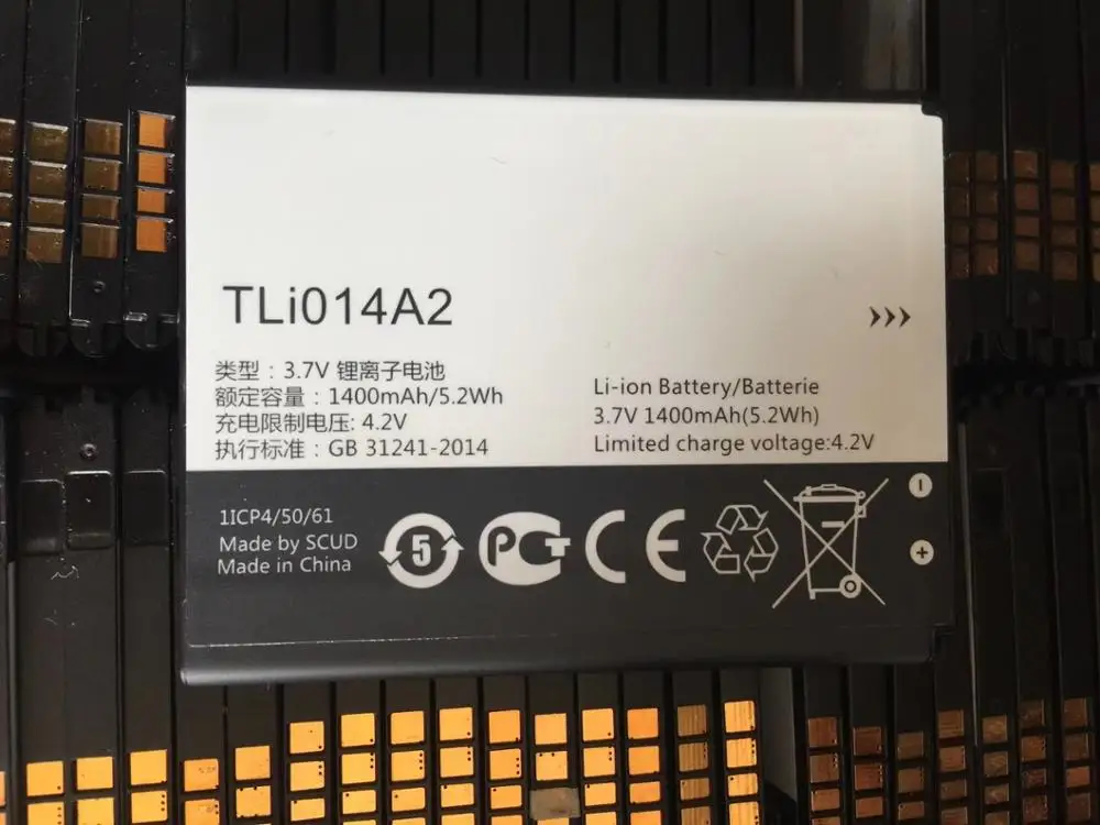 1400mAh TLi014A2 For Alcatel Pixi 3 4.5" 4027 4027A 4027D 4027X 4010 4010D 4012 4030 4030D 4030A 5020 5020D 4033D 4007D Battery
1400mAh TLi014A2 For Alcatel Pixi 3 4.5" 4027 4027A 4027D 4027X 4010 4010D 4012 4030 4030D 4030A 5020 5020D 4033D 4007D Battery