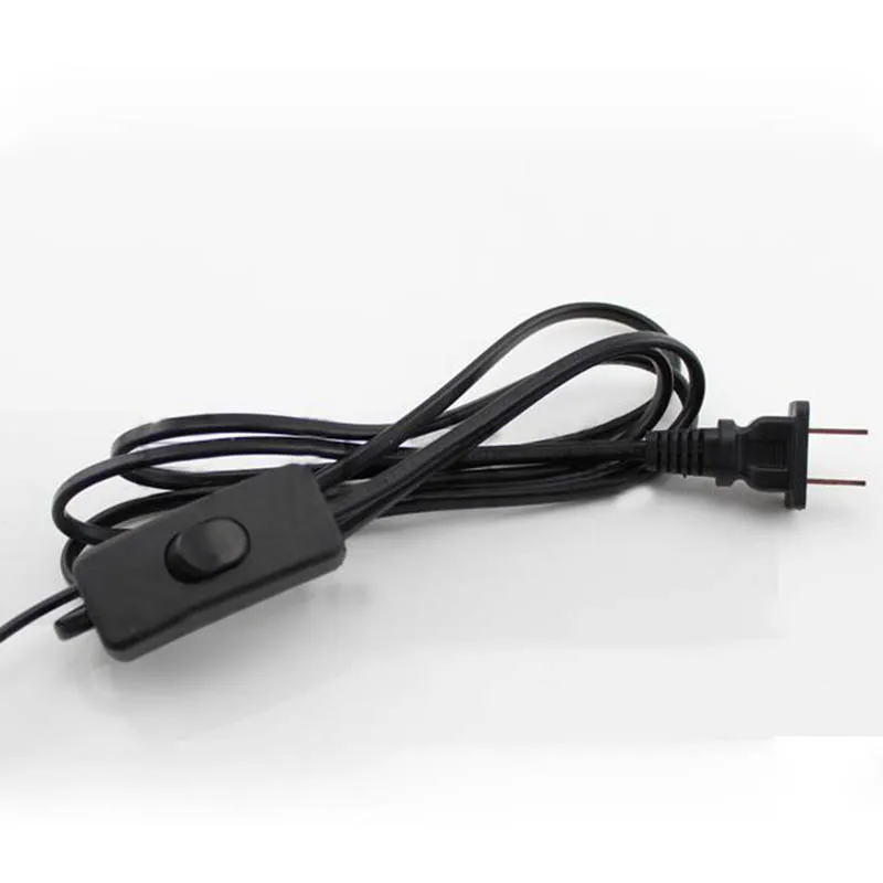 1PC 2pins 1.8m push switch lamp on-off switch with wire plug electric wire with switch plug for living room lighting accessories
1PC 2pins 1.8m push switch lamp on-off switch with wire plug electric wire with switch plug for living room lighting accessories