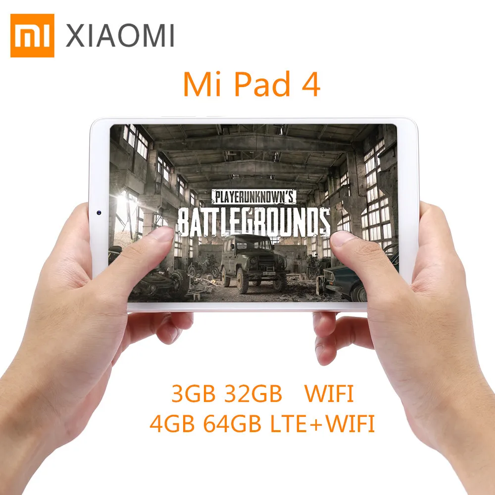 Xiaomi mi Pad 4 планшетный ПК 8 0 ''mi UI 9 Qualcomm Snapdragon 660 AI Face ID Octa Core Гб + 64 5 Мп 13 МП HD Cams Dual WiFi