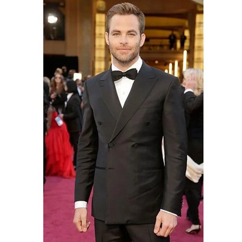 Black Mens Tuxedos Dinner Party Prom Suits Groomsmen Tuxedos Wedding Suits Custom Made (Jacket+Pants)
Black Mens Tuxedos Dinner Party Prom Suits Groomsmen Tuxedos Wedding Suits Custom Made (Jacket+Pants)