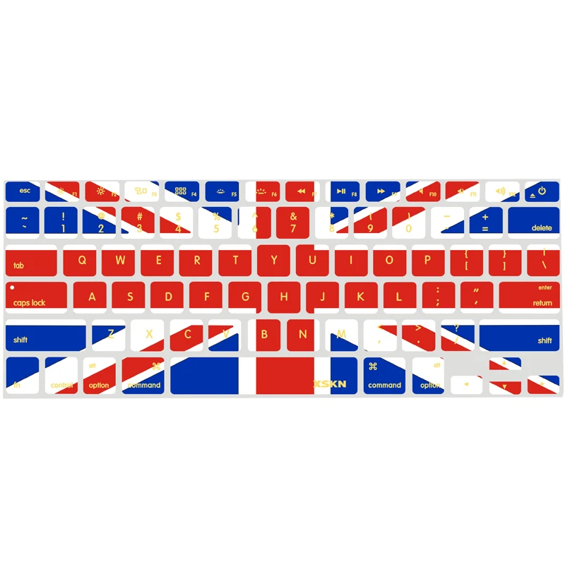 XSKN UK National Flag Design Keyboard Skin Silicone Laptop Keyboard Protector For Macbook Pro Air Keyboard Cover Skin For Mac
XSKN UK National Flag Design Keyboard Skin Silicone Laptop Keyboard Protector For Macbook Pro Air Keyboard Cover Skin For Mac