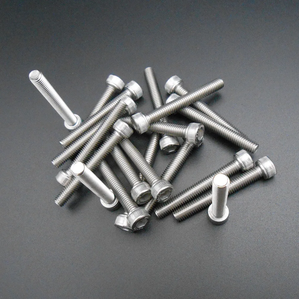 15PCS M6 A2-70 304 Stainless Hexagon Bolt Socket Head Thread Head Cap Screw 6MM X 45MM DIN912 M6*45MM A2 70 Pitch 1mm *AT263X15
15PCS M6 A2-70 304 Stainless Hexagon Bolt Socket Head Thread Head Cap Screw 6MM X 45MM DIN912 M6*45MM A2 70 Pitch 1mm *AT263X15