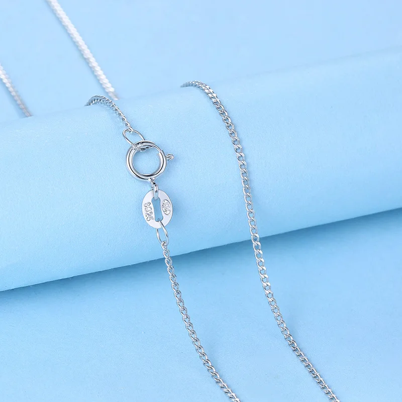 Lovely 1.0mm 40CM/45CM Necklace Chain 1.3g Sterling Silver Solid 925 Necklace White Gold Color Female Jewelry Best Gift
Lovely 1.0mm 40CM/45CM Necklace Chain 1.3g Sterling Silver Solid 925 Necklace White Gold Color Female Jewelry Best Gift